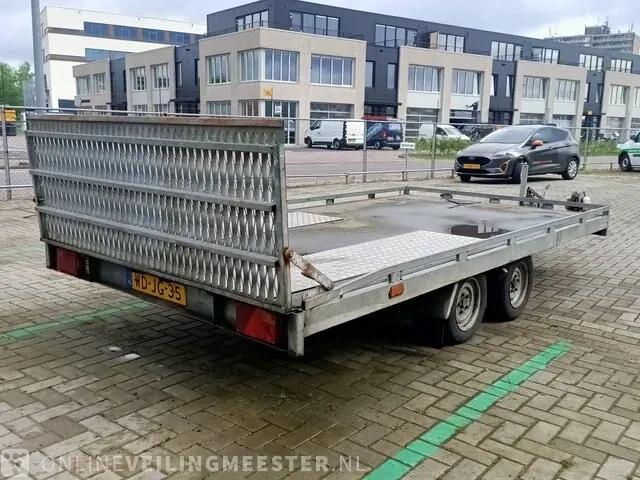 Tandemasser transport aanhanger hapert, bouwjaar 2001 - afbeelding 5 van  10