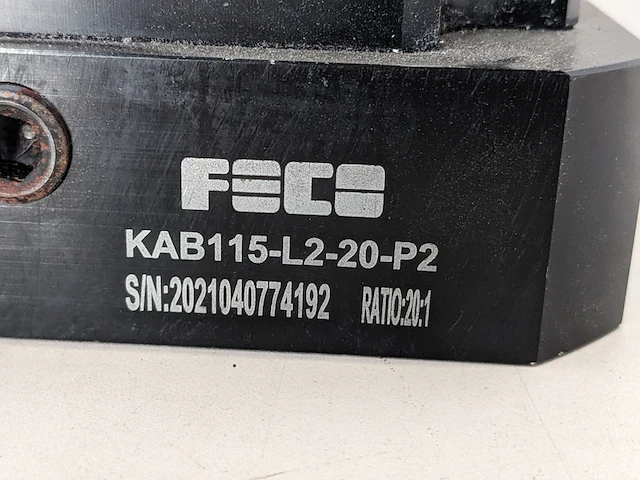Tandwielkast planetaire reducer voor robot feco, kab115-l2-20-p2 - afbeelding 2 van  6