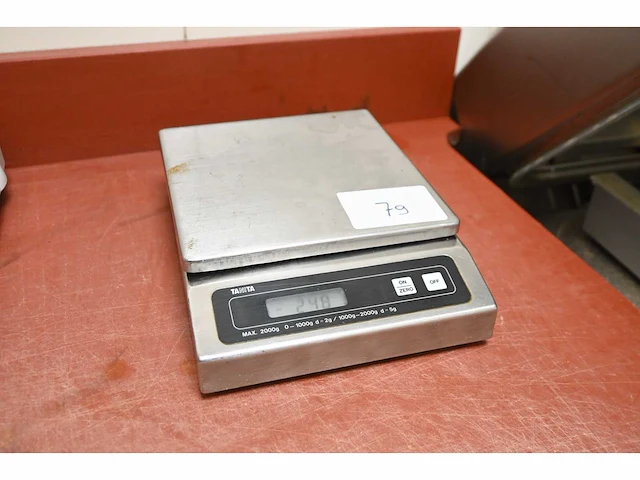 Tanita digitale rvs weegschaal - afbeelding 1 van  2