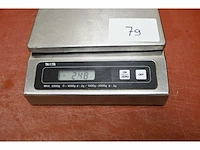 Tanita digitale rvs weegschaal - afbeelding 2 van  2