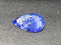 Tanzaniet - 11.23 carat natuurlijke tanzaniet (gecertificeerd) - afbeelding 2 van  3