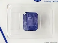 Tanzanite 11.15ct algt certified - afbeelding 1 van  8