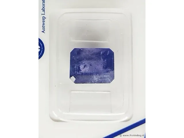 Tanzanite 11.15ct algt certified - afbeelding 2 van  8