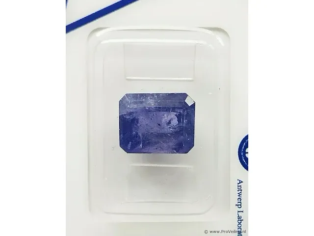 Tanzanite 11.15ct algt certified - afbeelding 4 van  8