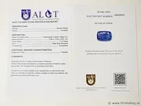 Tanzanite 11.15ct algt certified - afbeelding 8 van  8