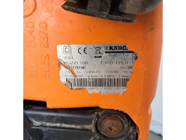 Tapijtreiniger - 230v, kärcher, puzzi 100, 2011 - afbeelding 7 van  8