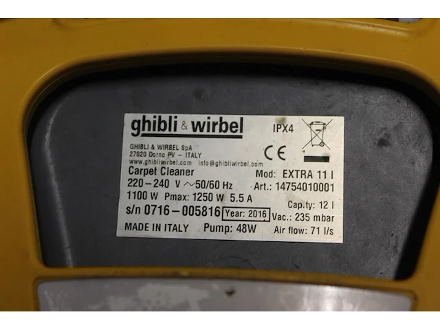 Tapijtreiniger ghibli wirkel extra l. - afbeelding 3 van  3