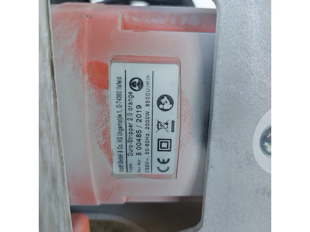 Tapijtstripper - 230v uzin utz / wolff, duro-stripper 2.0, bouwjaar 2019 - afbeelding 7 van  8