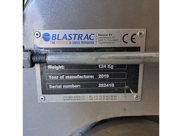 Tapijtstripper zwaar 230v, blastrac, bs-75, 2019 - afbeelding 10 van  11