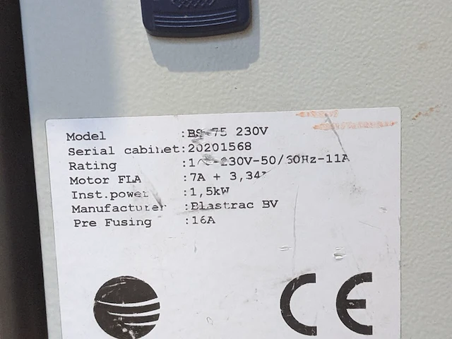 Tapijtstripper zwaar 230v blastrac, bs-75, bouwjaar 2020 - afbeelding 17 van  29