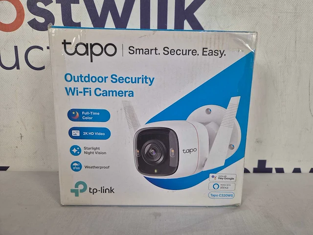 Tapo c320ws beveiligingscamera buiten - 2k qhd - ip66- wifi camera - afbeelding 2 van  2