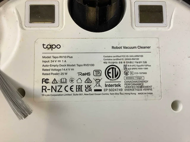Tapo rv10 plus robotstofzuiger - afbeelding 8 van  9