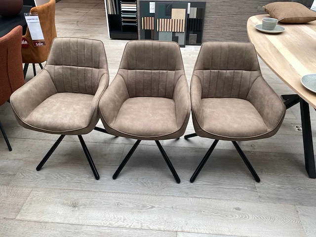 Targa eetkamerstoel (3x) - afbeelding 1 van  3