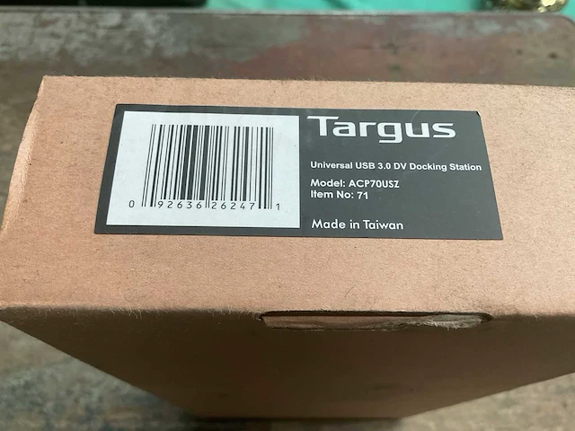Targus acp70usz hpci03xl universal docking station (7x) - afbeelding 4 van  5