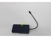 Targus hyperdrive hdm1hbugl dual 4k hdmi 10 in 1 usb c hub voor m1/m2 macbooks middernachtblauw - afbeelding 4 van  5