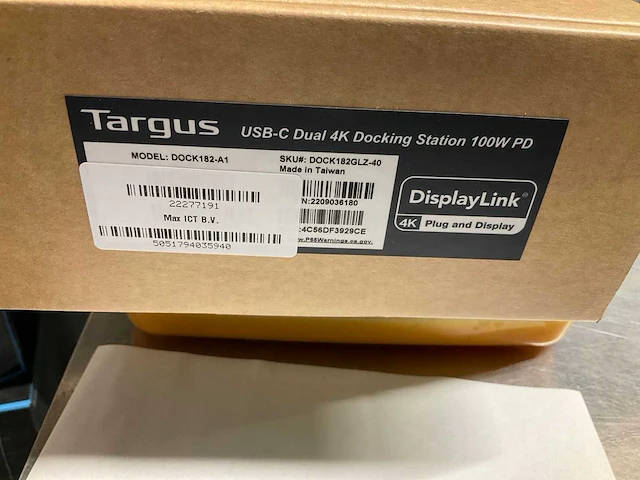 Targus usb-c dual 4k 100w pd dockingstation - afbeelding 2 van  2