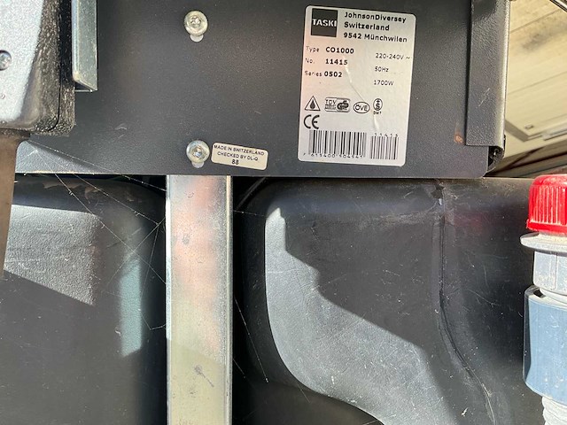 Taski co1000 veegmachine - afbeelding 3 van  11
