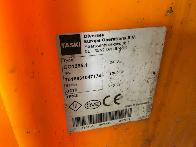 Taski swingo 1250b / 1255 b vloerreiniger (3x) - afbeelding 19 van  28