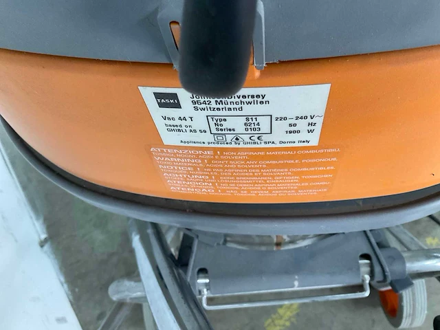 Taski vac 44 s11 industriële stofzuiger - afbeelding 3 van  3