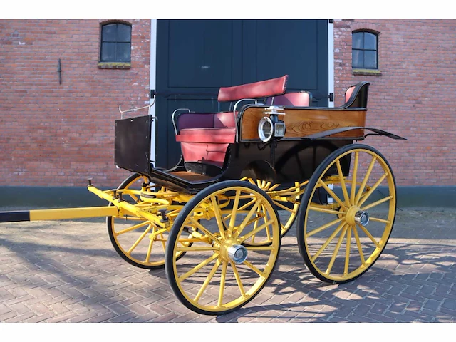 Tattersall grosvenok phaeton rijtuig - afbeelding 1 van  21