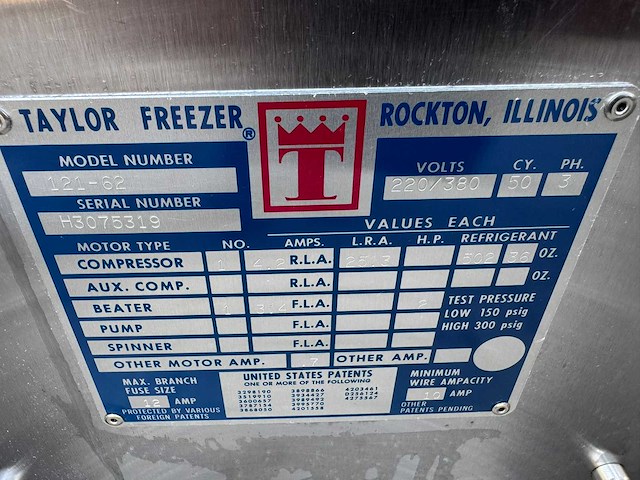 Taylor - 121-62 - ijsmachine - afbeelding 7 van  8