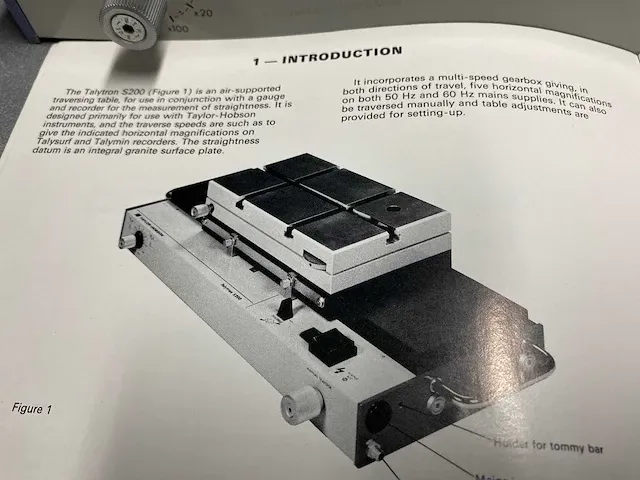 Taylor-hobson - talytron s200 - meettafel - afbeelding 2 van  5