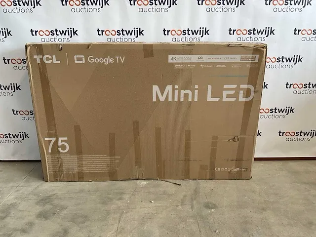 Tcl mini led 75 inch televisie - afbeelding 1 van  7