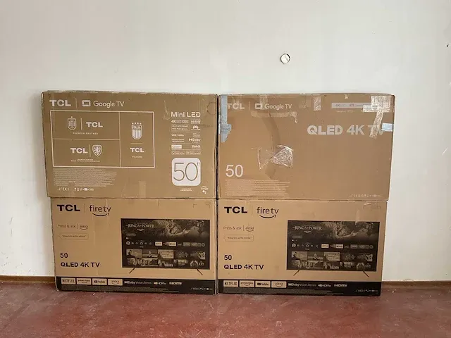 Tcl qled 50 inch televisie (4x) - afbeelding 1 van  16