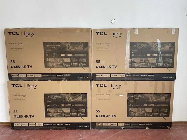 Tcl qled 55 inch televisie (4x) - afbeelding 1 van  18