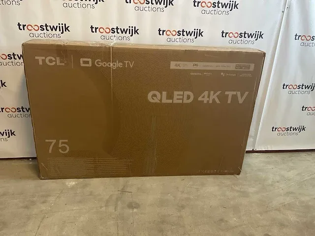 Tcl qled 75 inch televisie - afbeelding 1 van  9