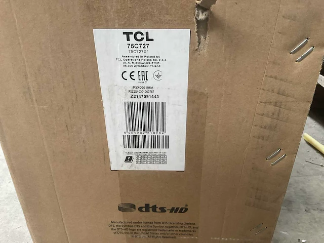 Tcl qled 75 inch televisie - afbeelding 5 van  6