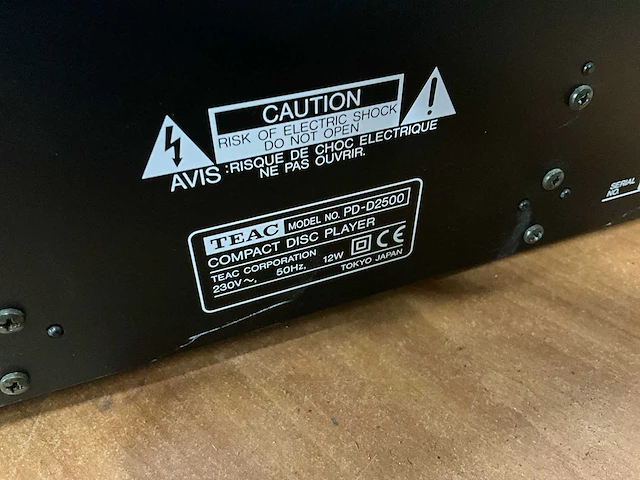 Teac pd-d2500 cd wisselaar - afbeelding 5 van  5