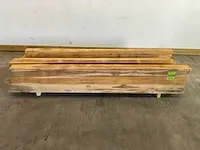 Teak balk 240x11-13.5 cm (6x) - afbeelding 3 van  8