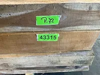 Teak balk 240x11-13.5 cm (6x) - afbeelding 8 van  8