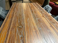 Teak eetkamertafel - afbeelding 3 van  7