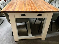 Teak eetkamertafel - afbeelding 6 van  7