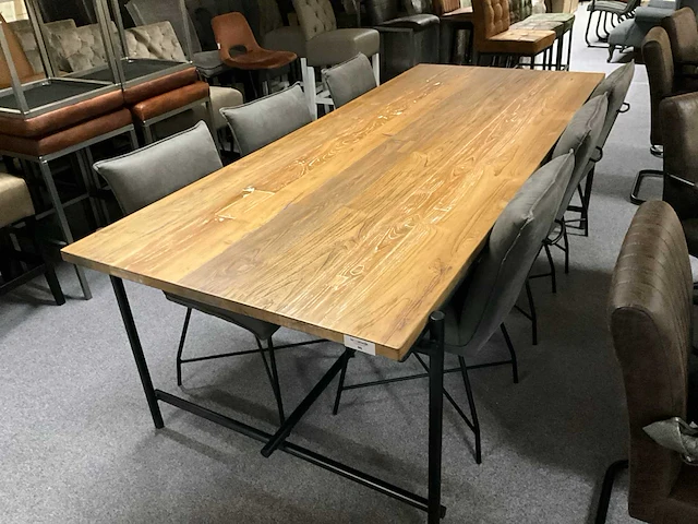 Teak eetkamertafel - afbeelding 1 van  9