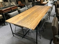 Teak eetkamertafel - afbeelding 1 van  9