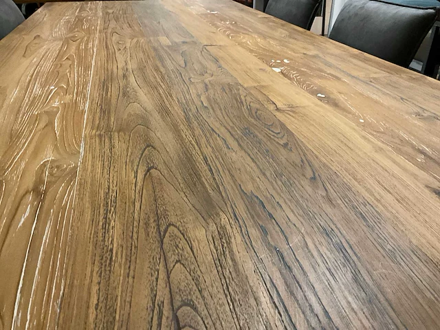 Teak eetkamertafel - afbeelding 4 van  9