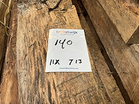Teak houten - balken (11x) - afbeelding 4 van  4