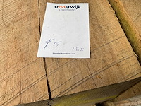 Teak houten - balken (12x) - afbeelding 5 van  5