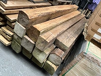 Teak houten - balken - afbeelding 1 van  4