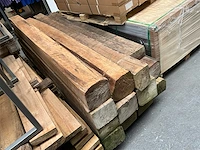 Teak houten - balken - afbeelding 3 van  4