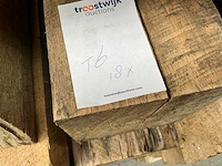 Teak houten - balken - afbeelding 3 van  3