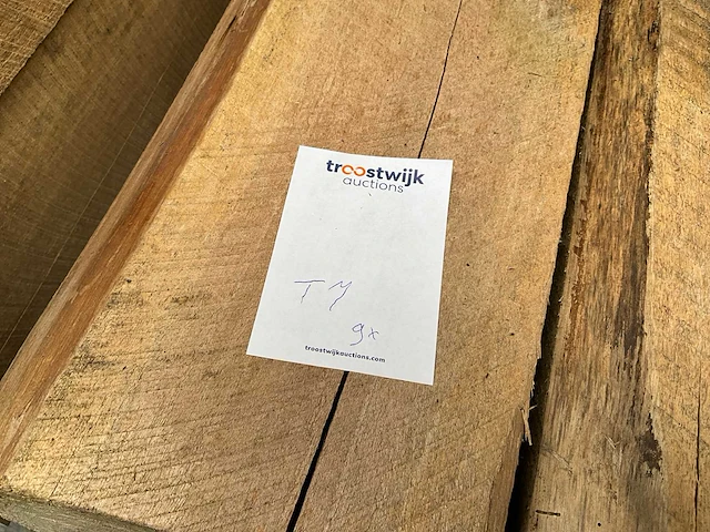 Teak houten - balken - afbeelding 4 van  4