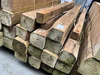 Teak houten - balken - afbeelding 1 van  3
