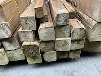 Teak houten - balken - afbeelding 3 van  3