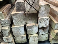 Teak houten - balken - afbeelding 3 van  4