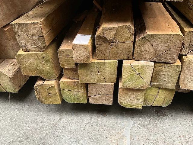 Teak houten - balken - afbeelding 1 van  3