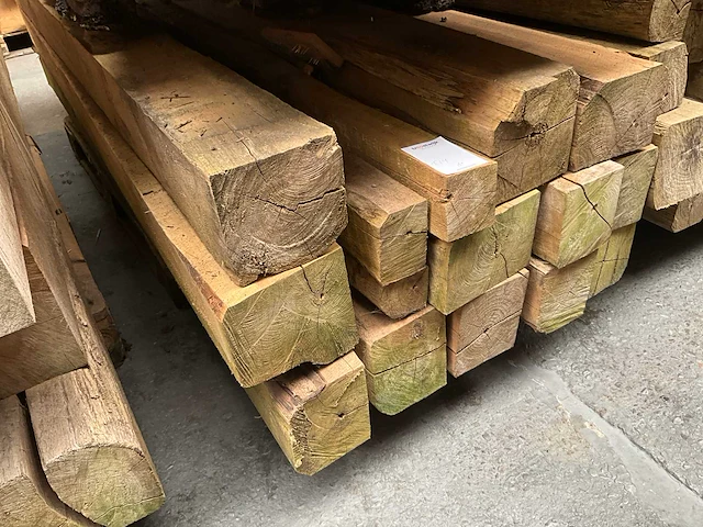 Teak houten - balken - afbeelding 2 van  3